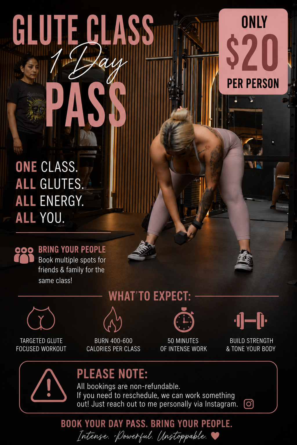 Glute Class 1 Day Pass
